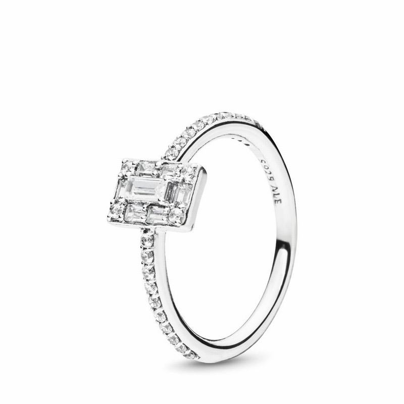 Pandora Luminous Ice Promise Ring - Sterling Silver/Cubic Zirconia - Canada | SW3149PD